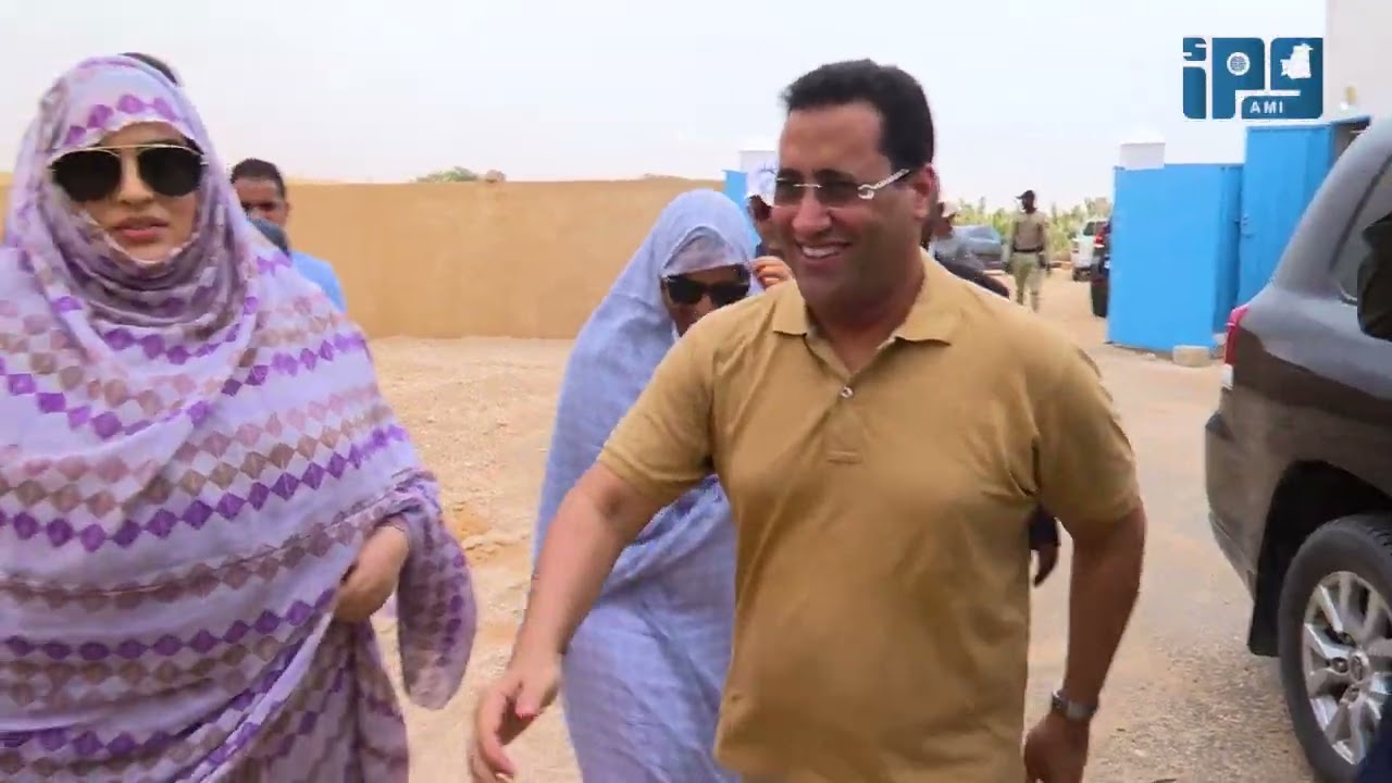 الوزير الأول يعاين مستوى تقدم الأشغال في  ورشات عمل البرنامج الاستعجالي لتنمية مدينة نواكشوط
