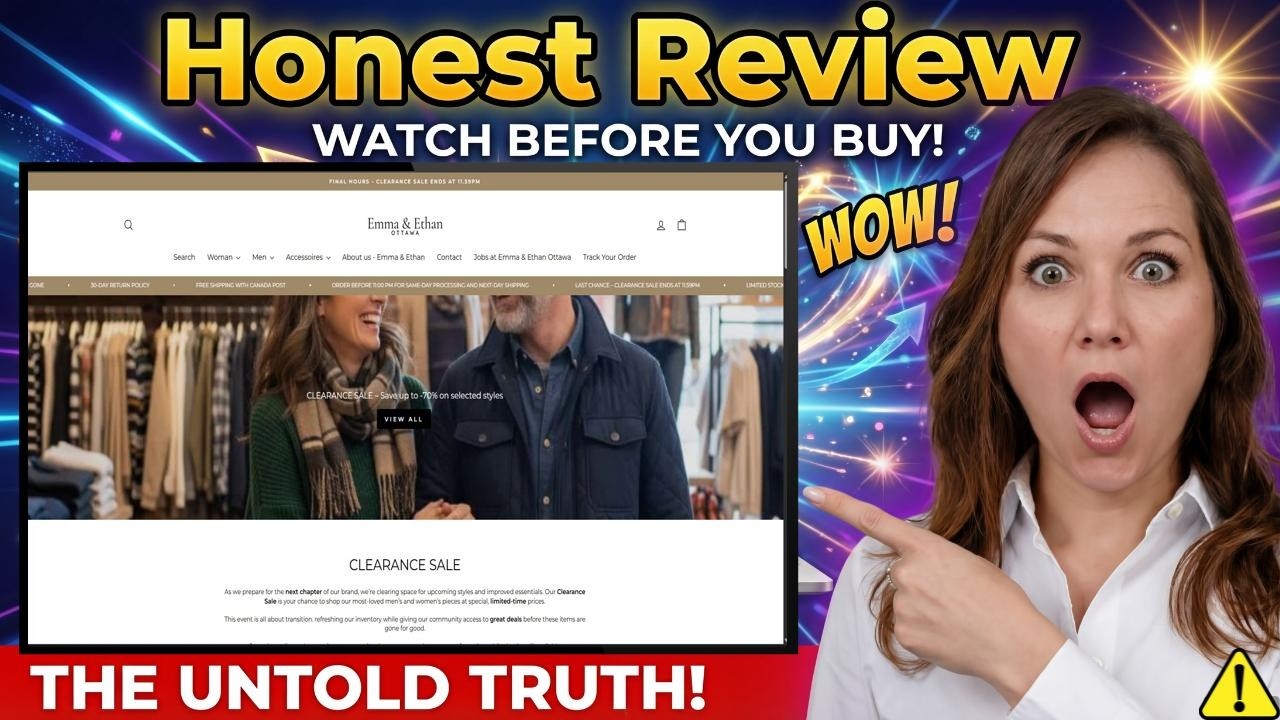 Emma and Ethan Ottawa Review 2026: Product Range, Pricing & Store Overview
