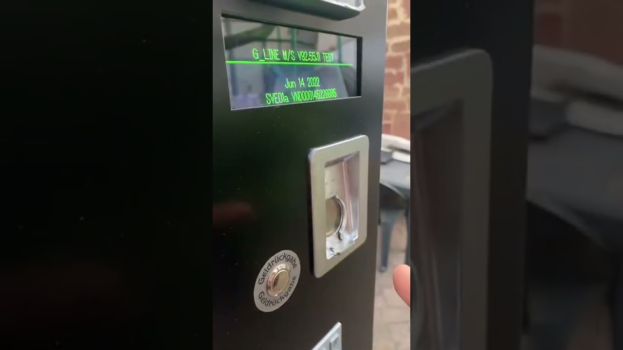 Wechselgeld auffüllen mit Televend Snackautomat Vendingmachine