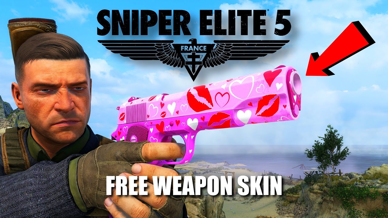 NEW WEAPON SKIN, and it's FREE - Sniper Elite 5