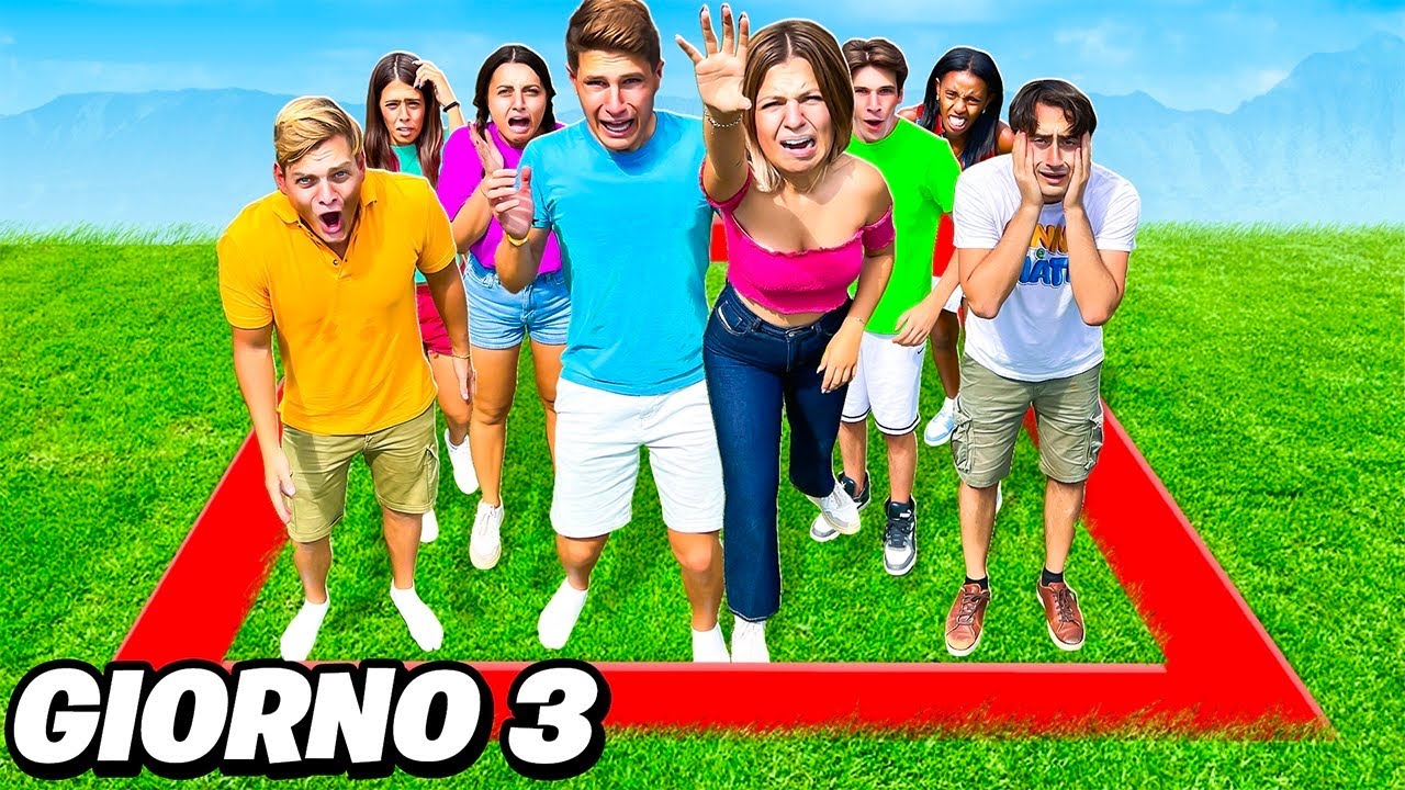 L’ULTIMO CHE ESCE DAL QUADRATO VINCE 1000€ CON I NOSTRI AMICI!!💰