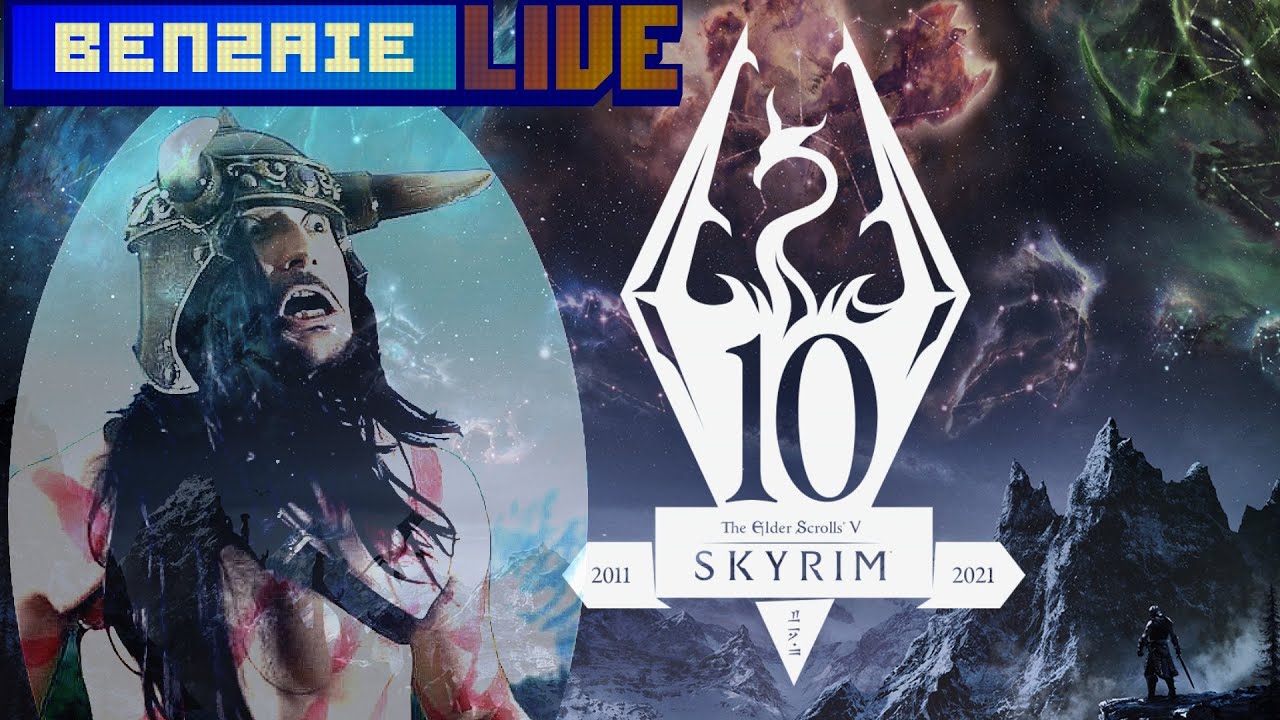 FUS ROH DAH depuis 10 ANS - SKYRIM ANNIVERSARY (Benzaie Live)