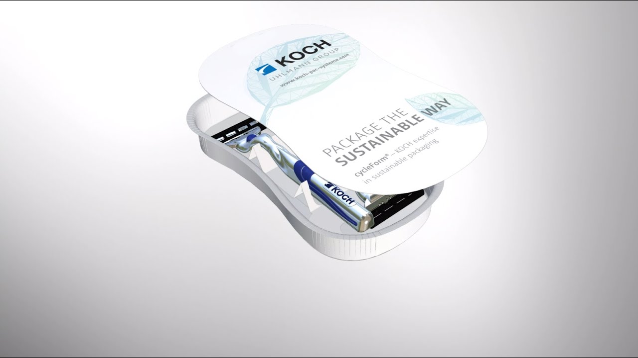 KOCH | cycleForm® - packaging solution in the field of consumer products: razors