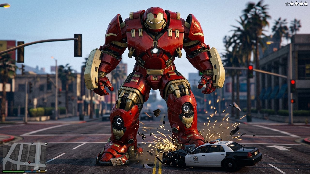GTA 5 Iron man Hulkbuster