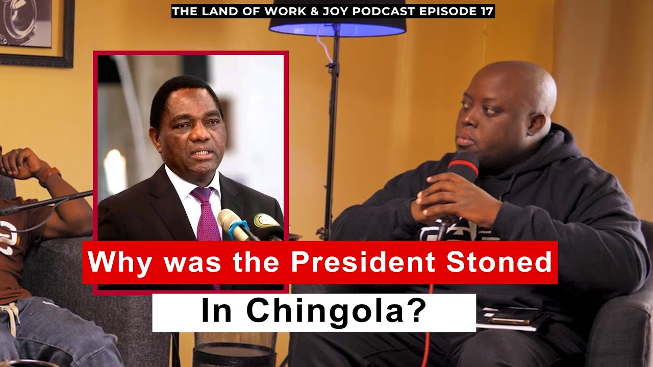 What led to the President being stoned in Chingola?