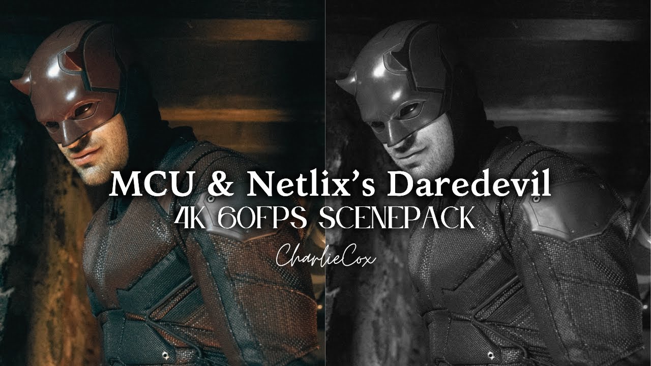 MCU & Netflix's Daredevil (Matt Murdock) Scenepack | 4k60fps | Marvel