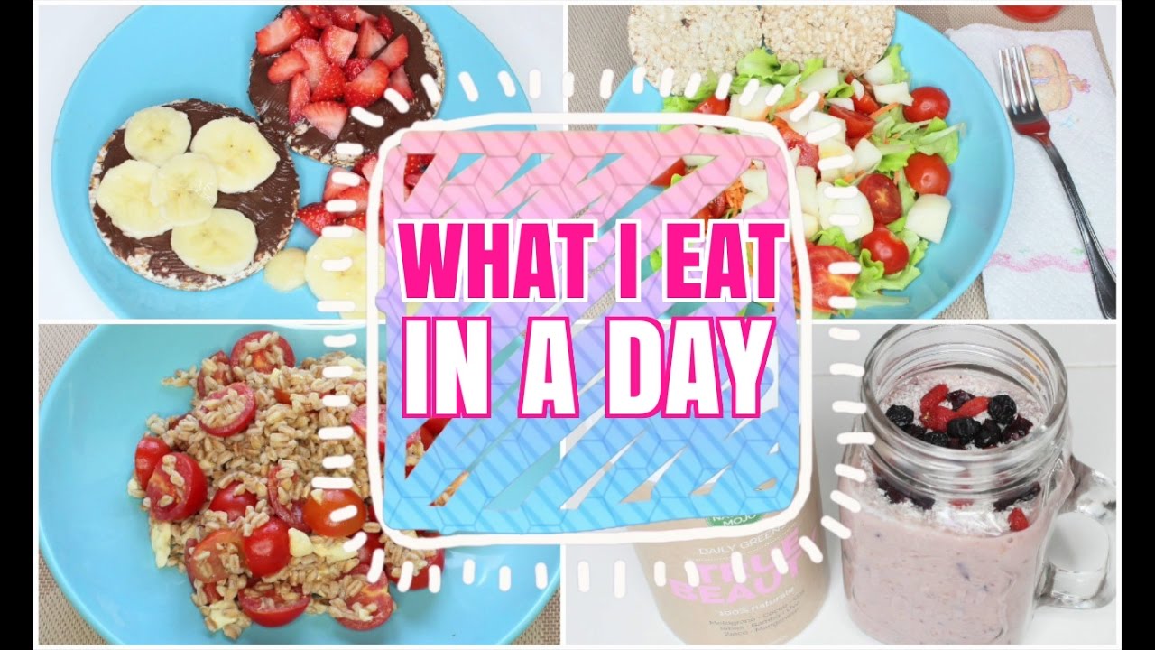 WHAT I EAT IN A DAY ITA #1 // COSA MANGIO IN UN GIORNO... PER TORNARE IN FORMA!!! // Adriana Spink