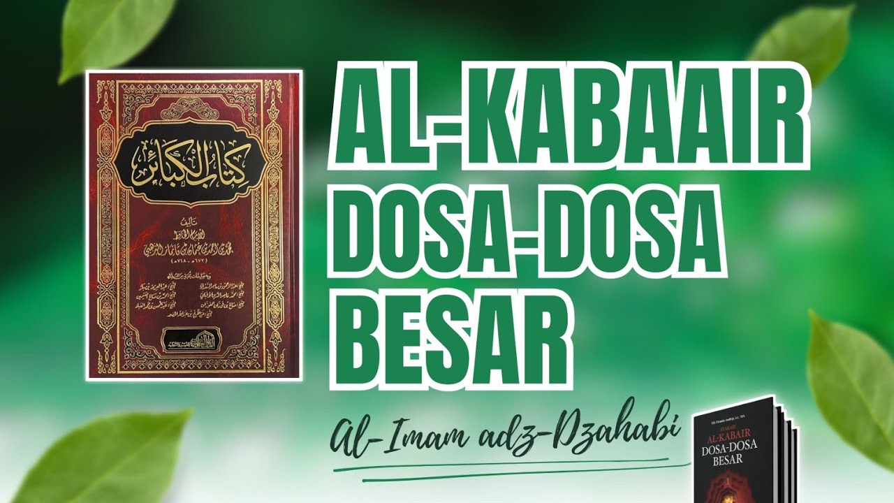 🔴 LIVE KAJIAN ILMIAH ISLAM (DOSA-DOSA BESAR #3) | Ust. Abu Hudzaifah Umar Hadi al-Atsary