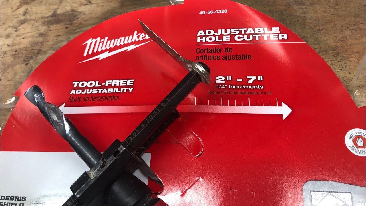 Milwaukee Adjustable Hole Cutter - Awesome Tools Under $30