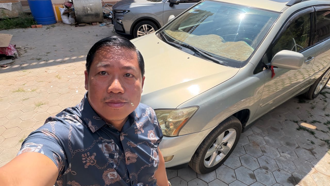 មេឡានទើបទិញបានបងប្អូន Lexus RX330 2004 ប៉ុង1 Haft Full