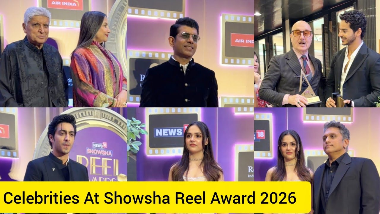 Showsha Reel Award 2026 Ahaan Panday  Aneet Padda Mohit Suri Vineet Kumar Singh And More 