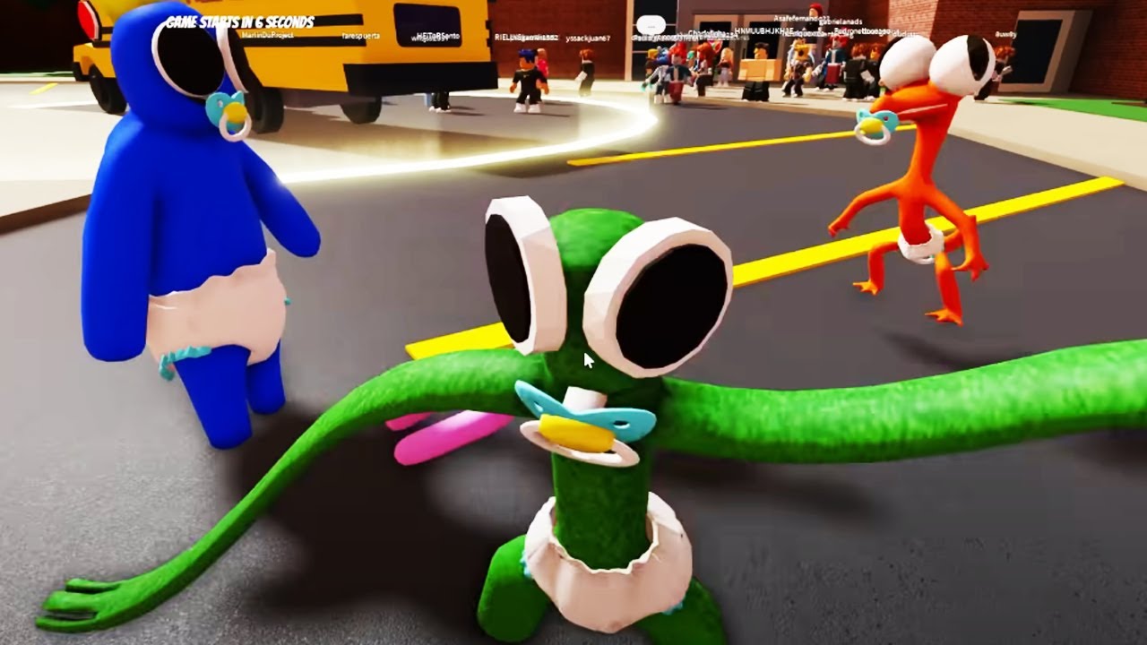 RAINBOW FRIENDS MAS OS MONSTROS SÃO BEBÊS! NOVO FINAL E JUMPSCARE