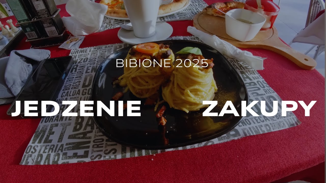 Bibione 2025, zakupy, jedzenie, targ, szybka relacja.