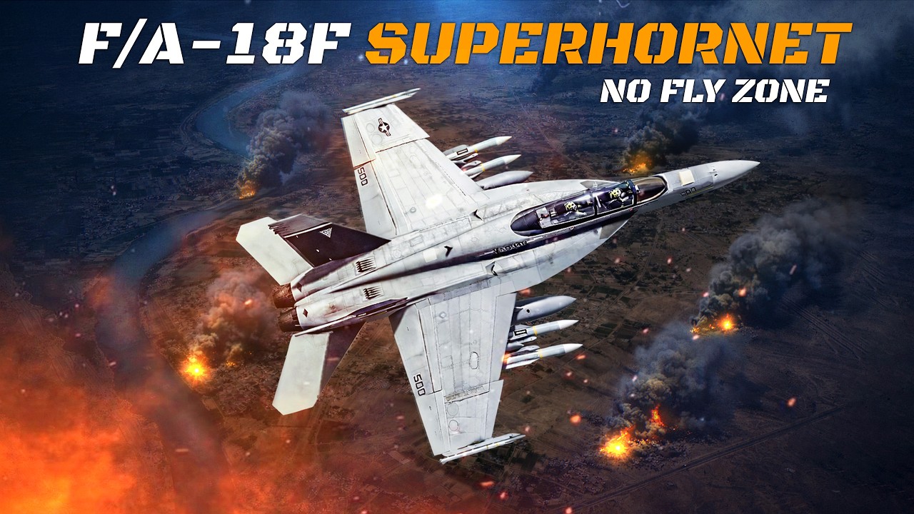 F/A-18F Super Hornet No Fly Zone Enforcer | SEAD + CAP | Digital Combat Simulator | DCS |