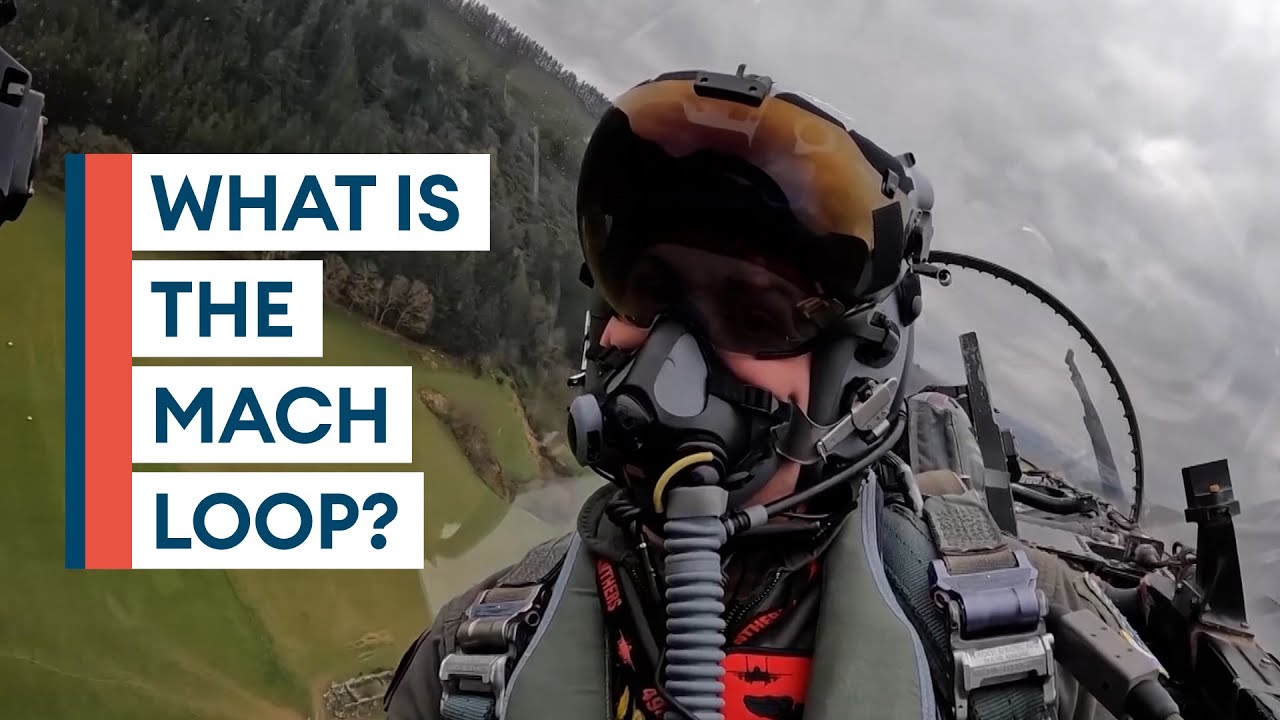 What is the Mach Loop and why is it ideal for fighter jet training?