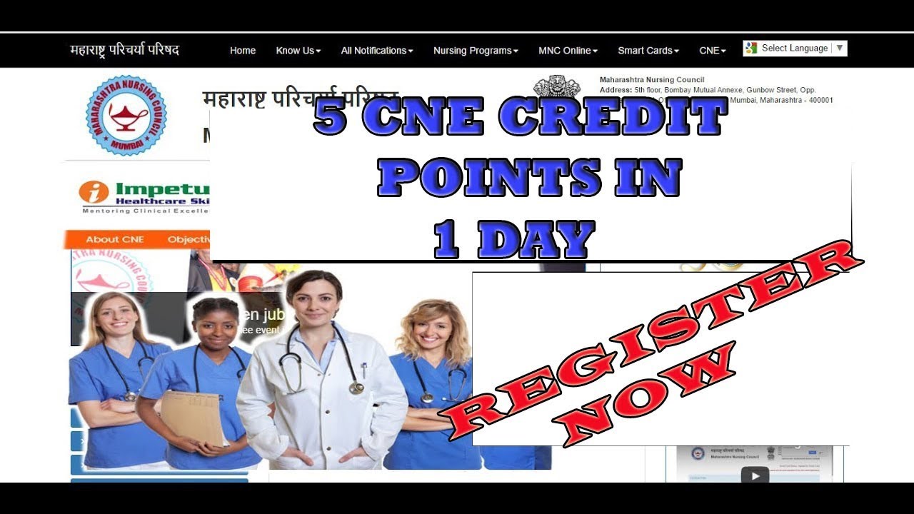 Get 5 CNE Credit Points by Online  MNC CNE IMPETUS