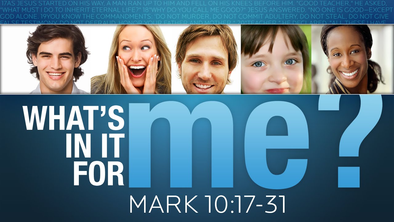 WHAT'S IN IT FOR ME? &bull; Matthew Vander Els