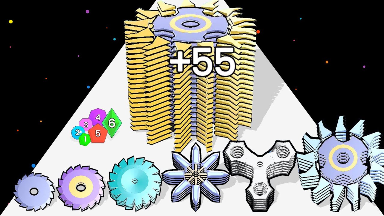 GRINDER RUN 3D - Level Up Spinner Cut (Satisfying Mobile Games)