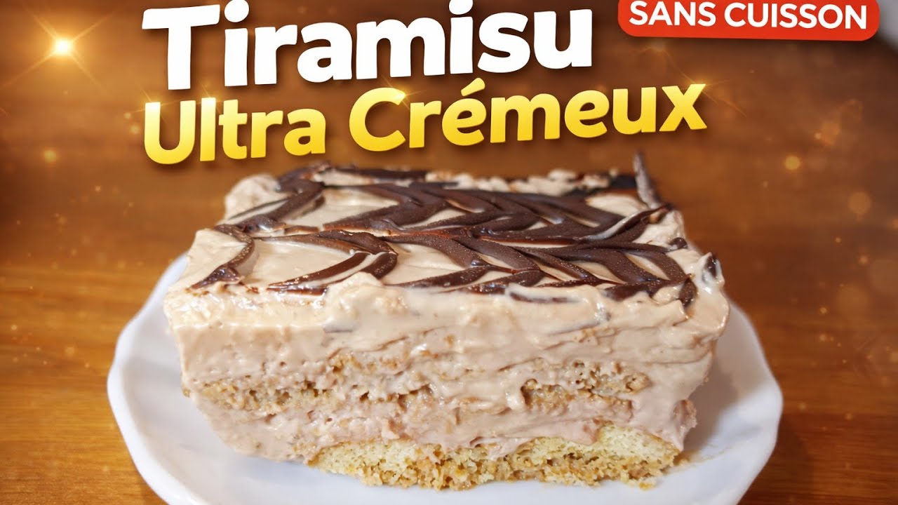 Dessert gourmand prêt en 10 minutes 🍰حلى بدون فرن مداقه رائع 