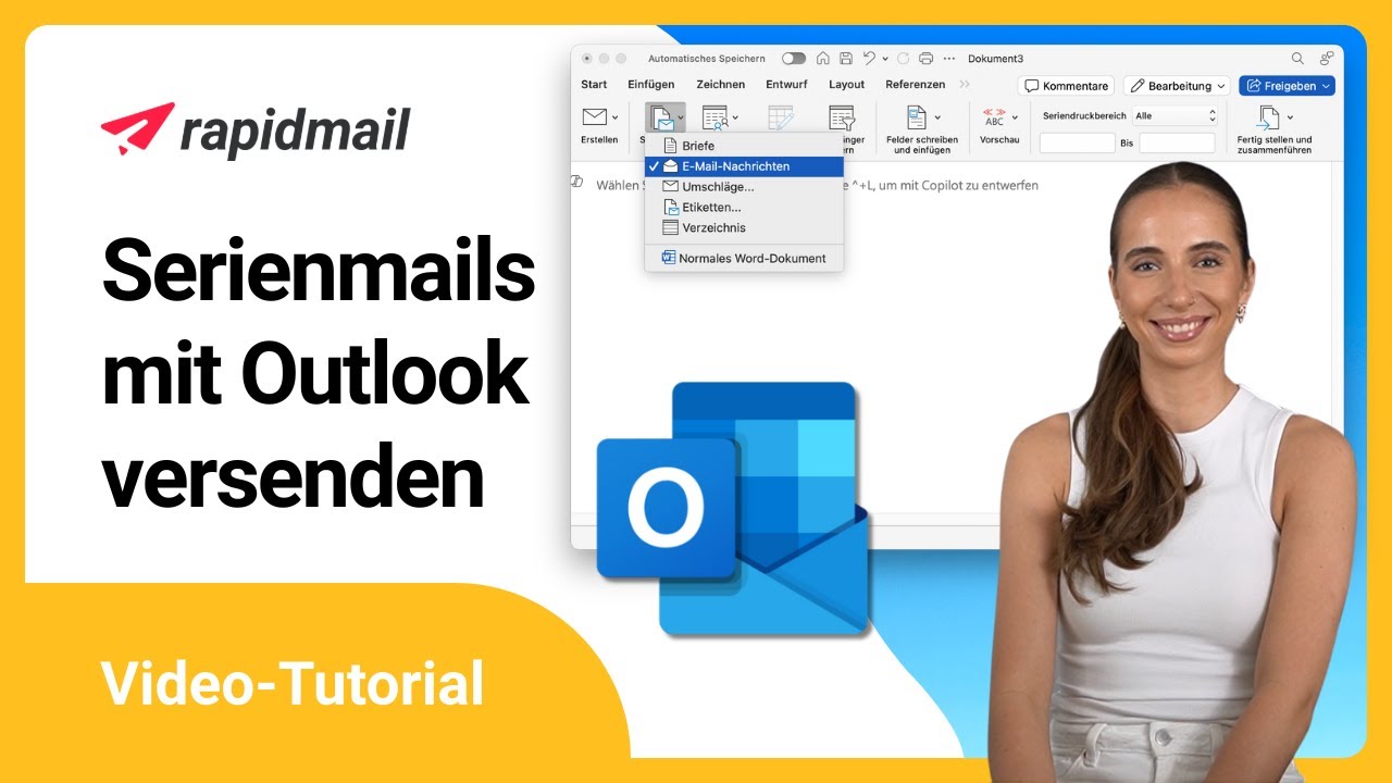 Serienmails mit Outlook versenden – so geht’s schnell & einfach ✉️