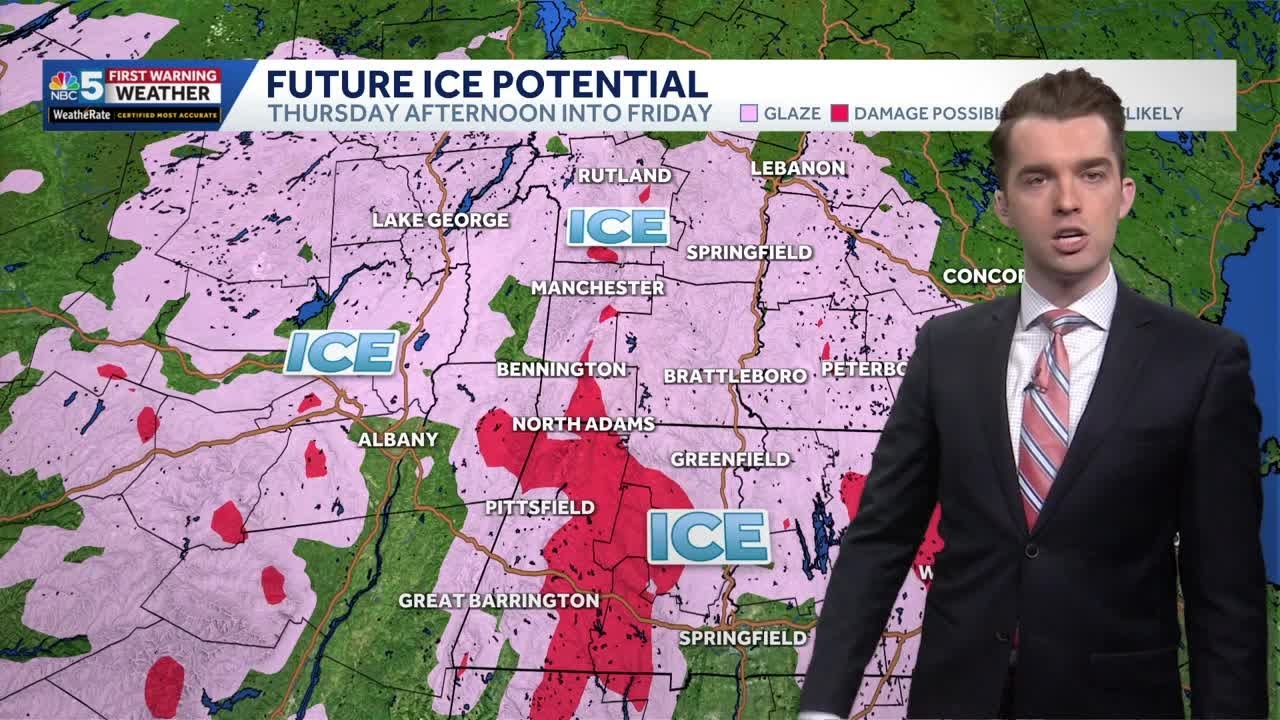 Icy conditions possible Thursday into Friday in Vermont, Northern New York (3.5.26)