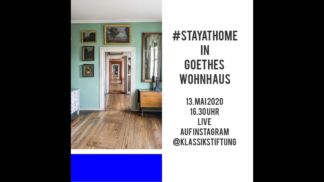 #stayathome in Goethes Wohnhaus
