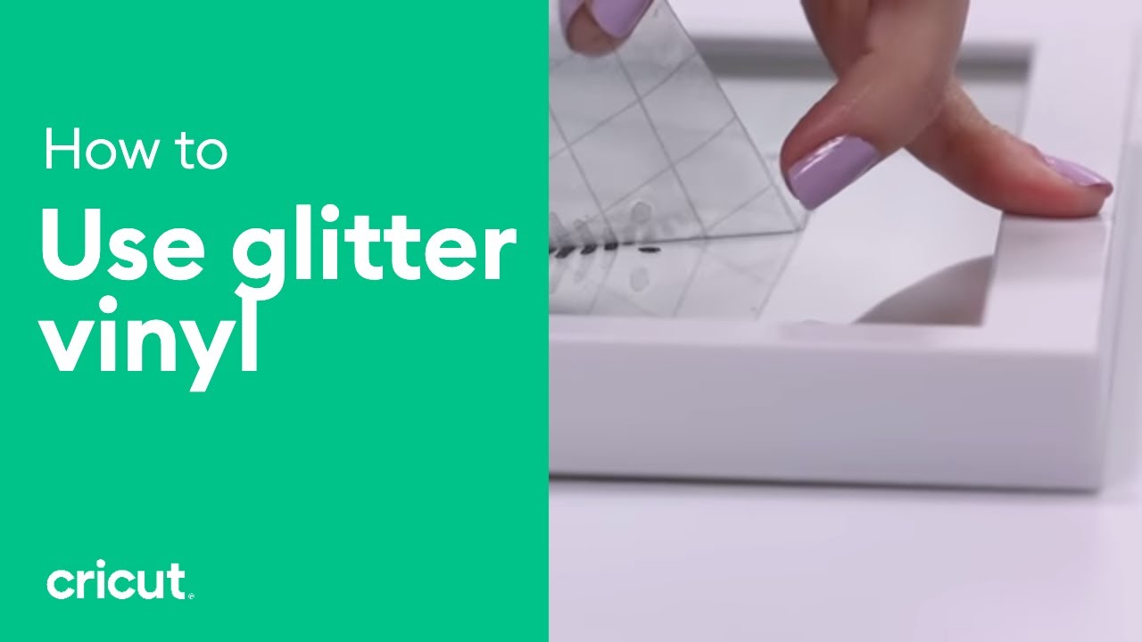 How to Use Glitter Vinyl and Strong Grip Transfer Tape | Vinyl Tips | Cricut™