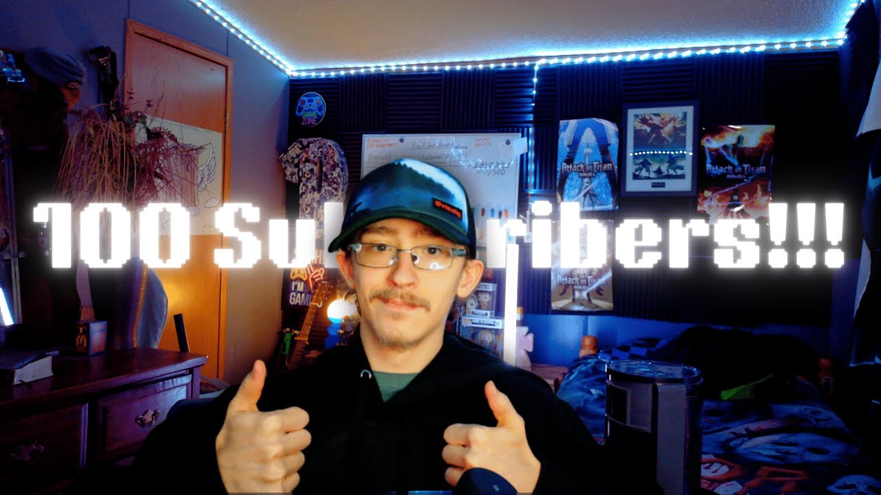 Thanks for 100 subscribers!!