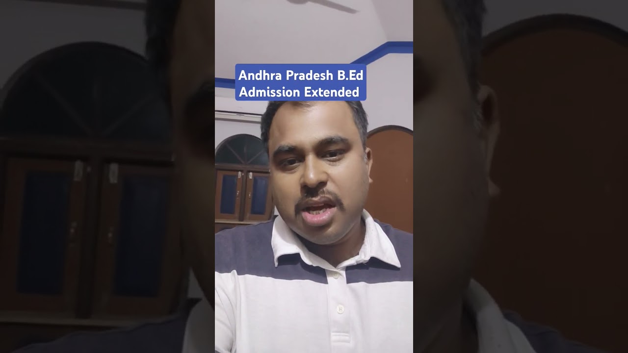 Andhra Pradesh B Ed #admission