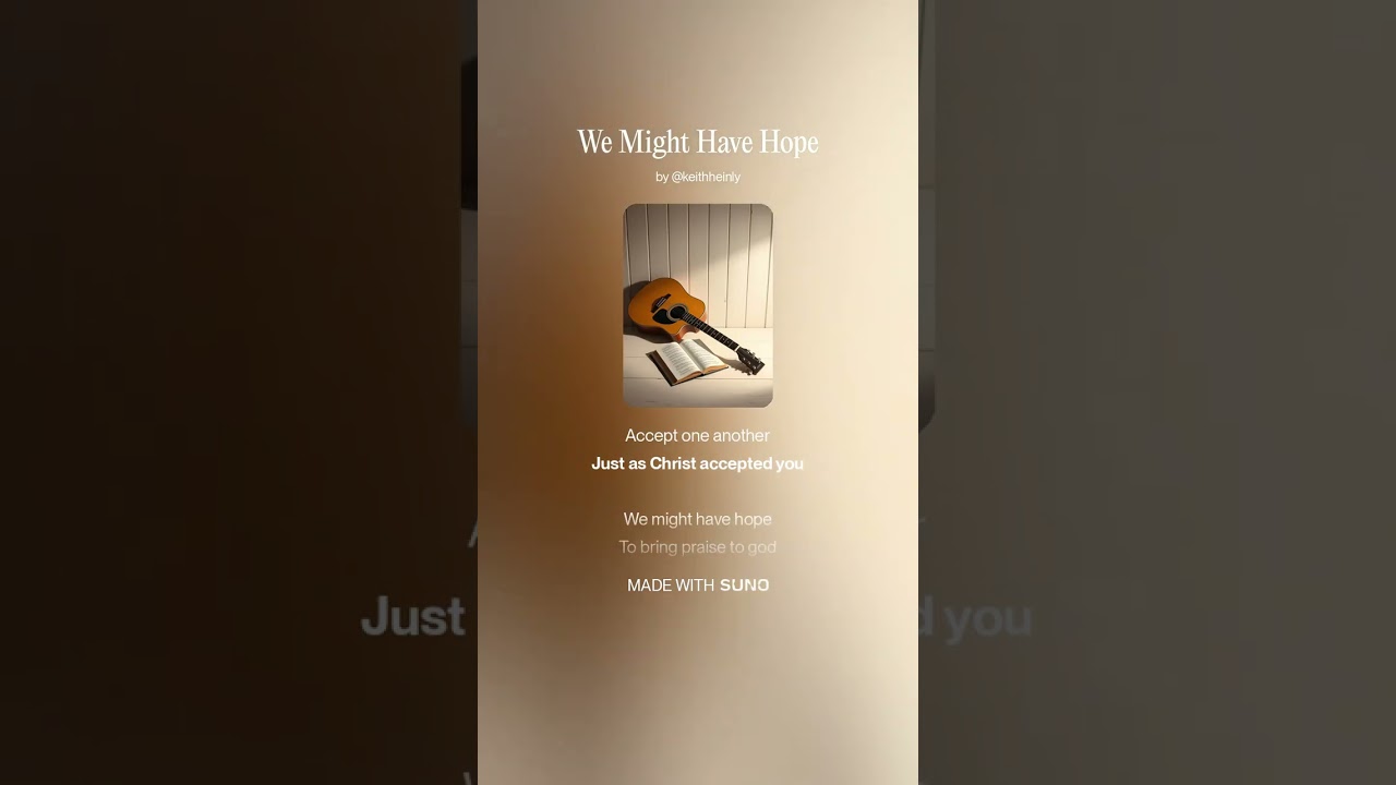 We Might Have Hope