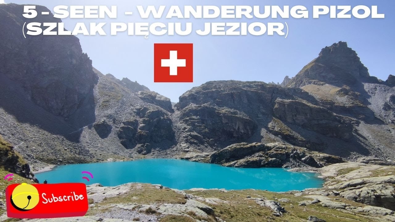5 - Seen - Wanderung Pizol, szlak Pięciu Jezior w masywie Piz Pizol w Alpach Szwajcarskich