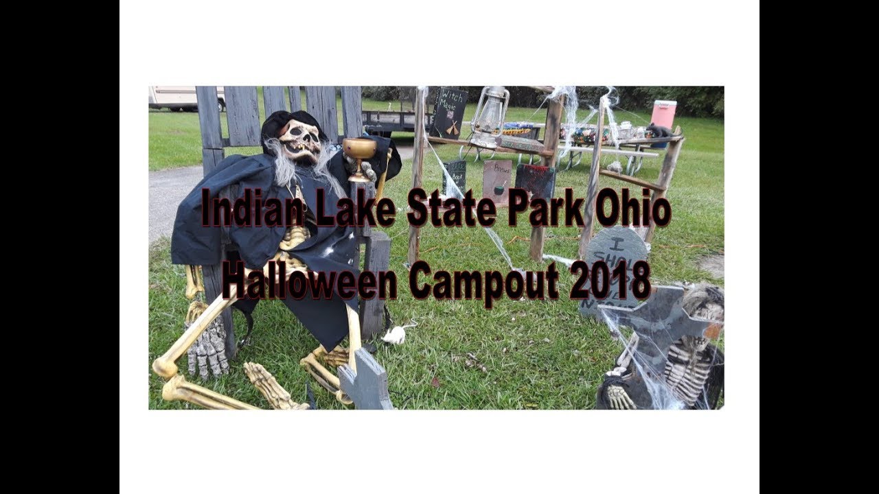 Indian Lake State Park Campground in Ohio Halloween Campout 2018
