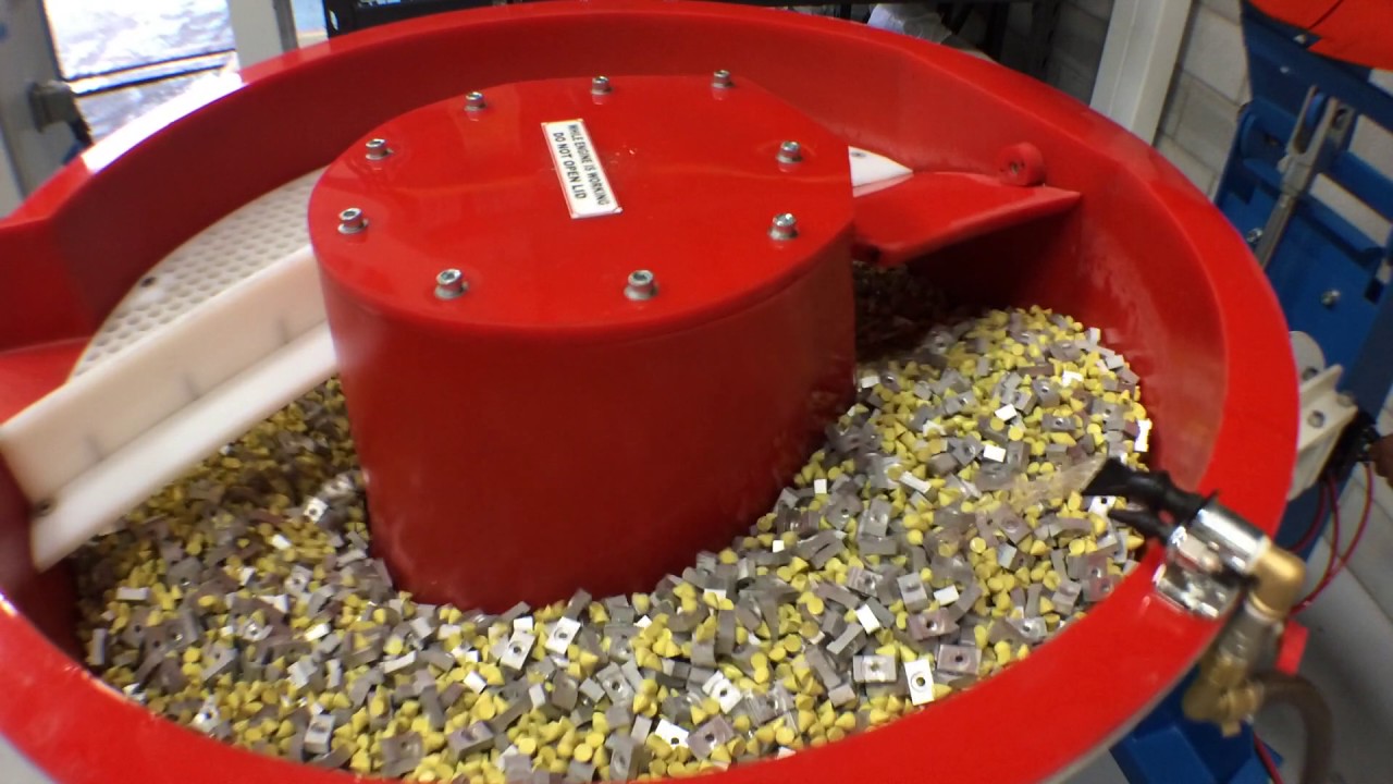 Round vibratory finishing machine VKUE  300L - 10 Cu/ft