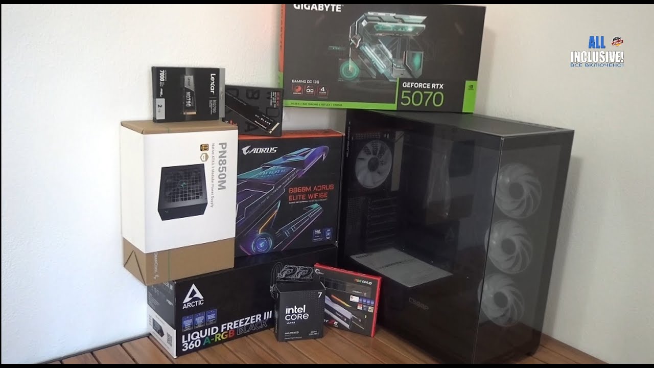Сборка Gaming PC Gigabyte Intel Core Ultra 7 RTX 5070