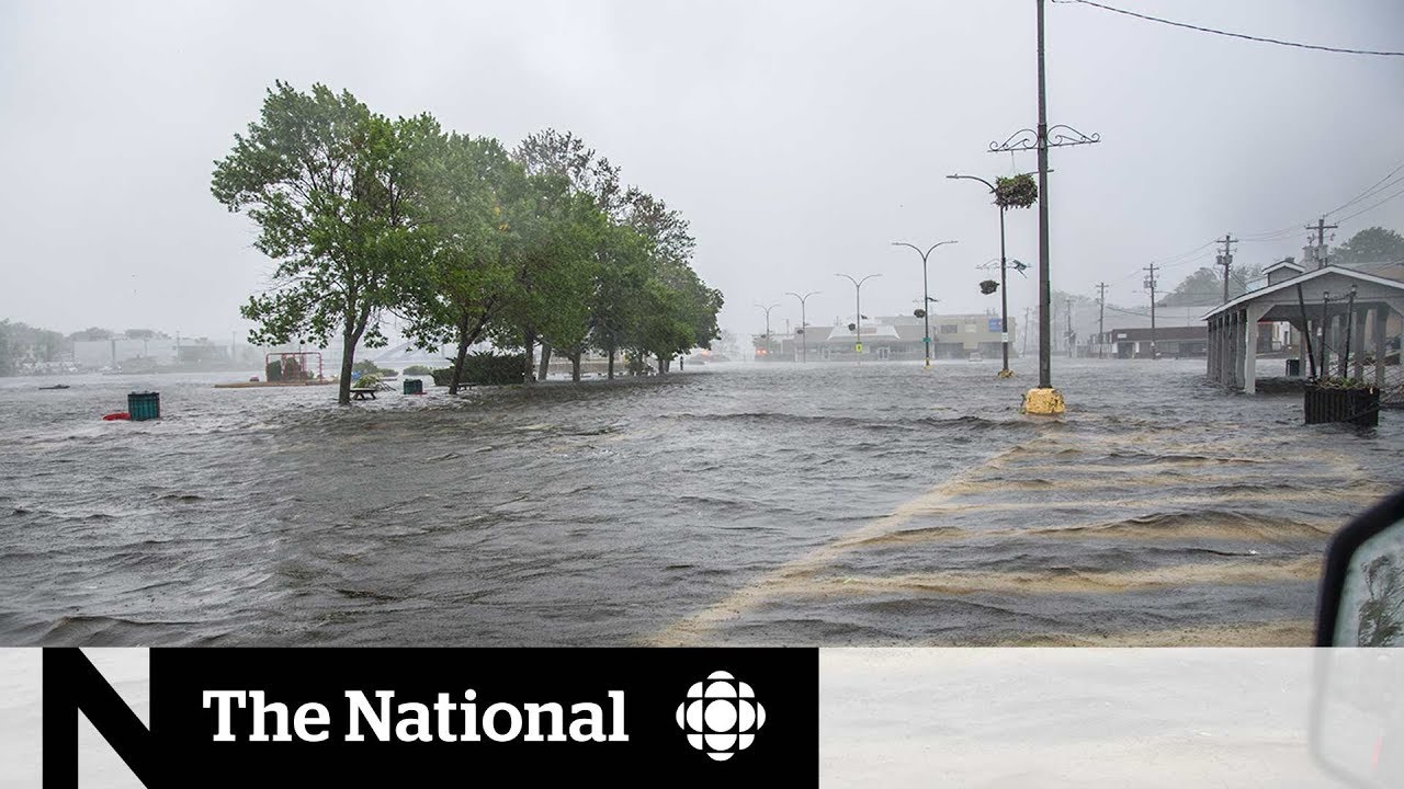Nova Scotia town sinking as sea levels rising