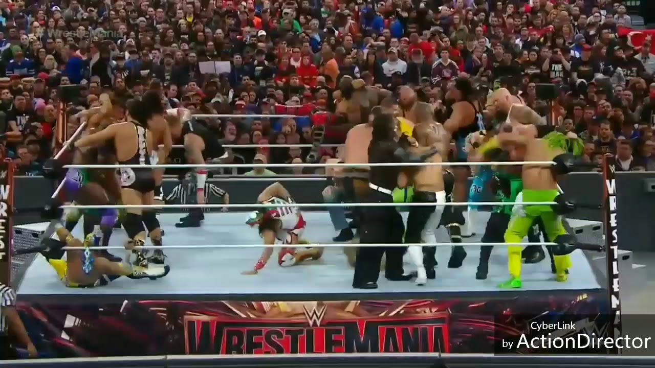WrestleMania 35 Andre the Giant Memorial Battle Royal Eliminations