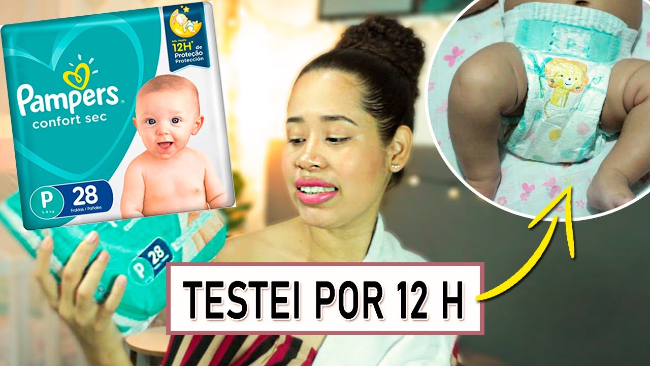 FRALDA PAMPERS CONFORT SEC FUNCIONA OU DECEPCIONA?