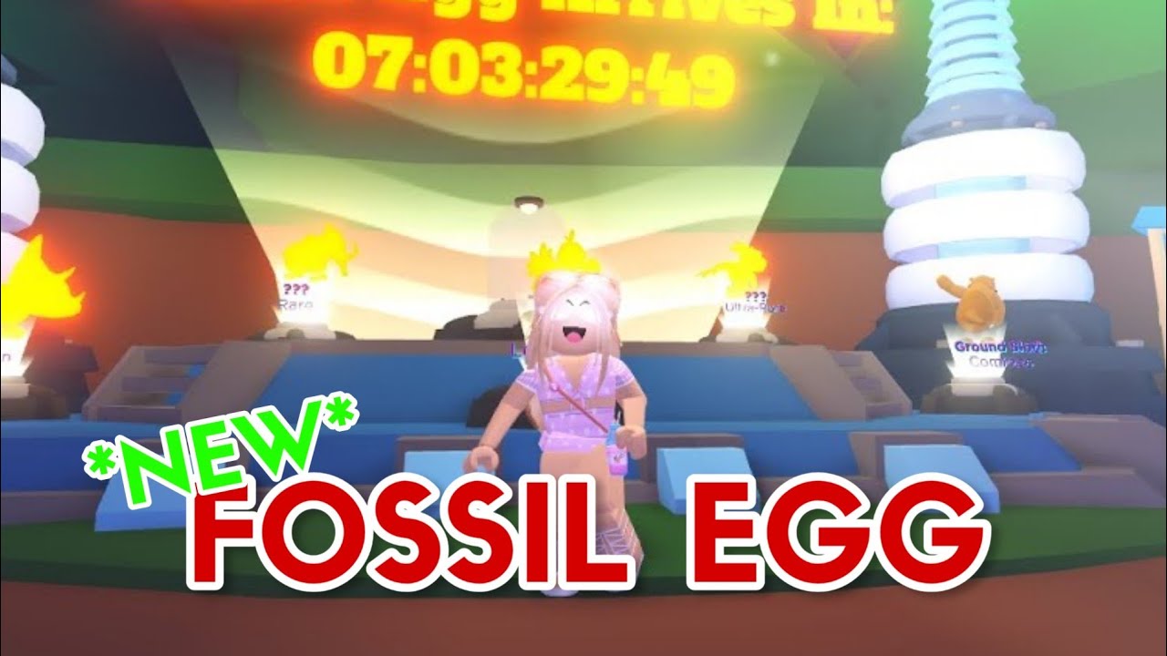 roblox: *NEW* ADOPT ME FOSSIL EGG UPDATE