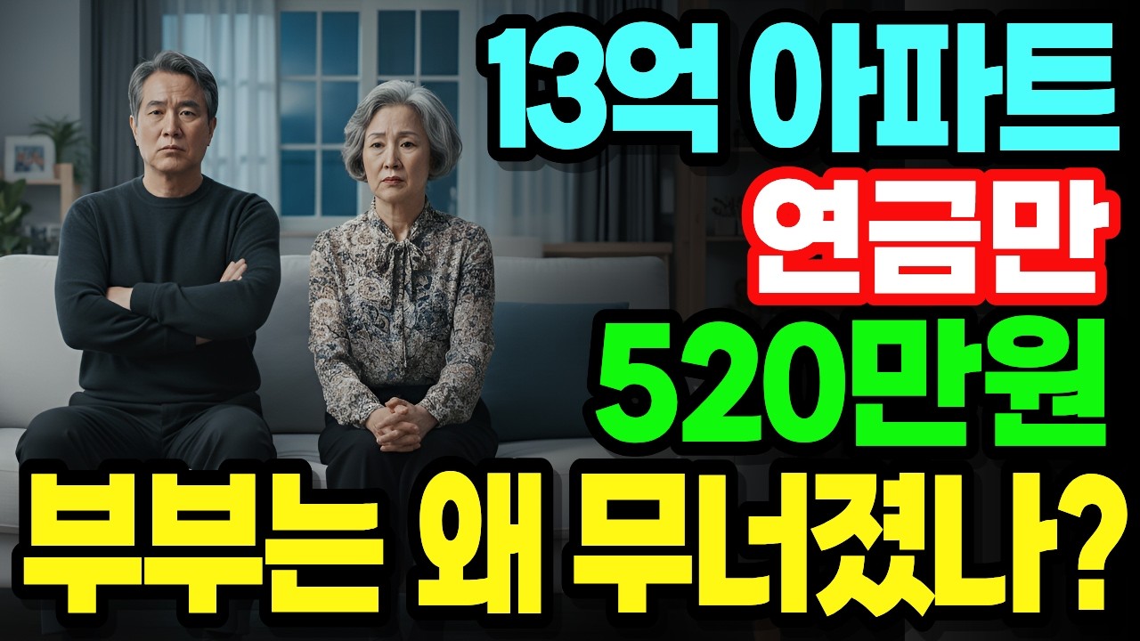 13억 아파트와 부부연금만 502만원, 끝내 이 부부가 무너진 이유 |노후사연|노후자금사연|인생사연