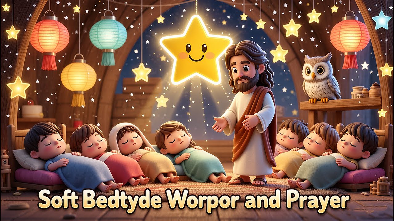 ✝️ Christian Sleep Music for Kids 💖 Peaceful Worship Songs for a Restful Night 🌙