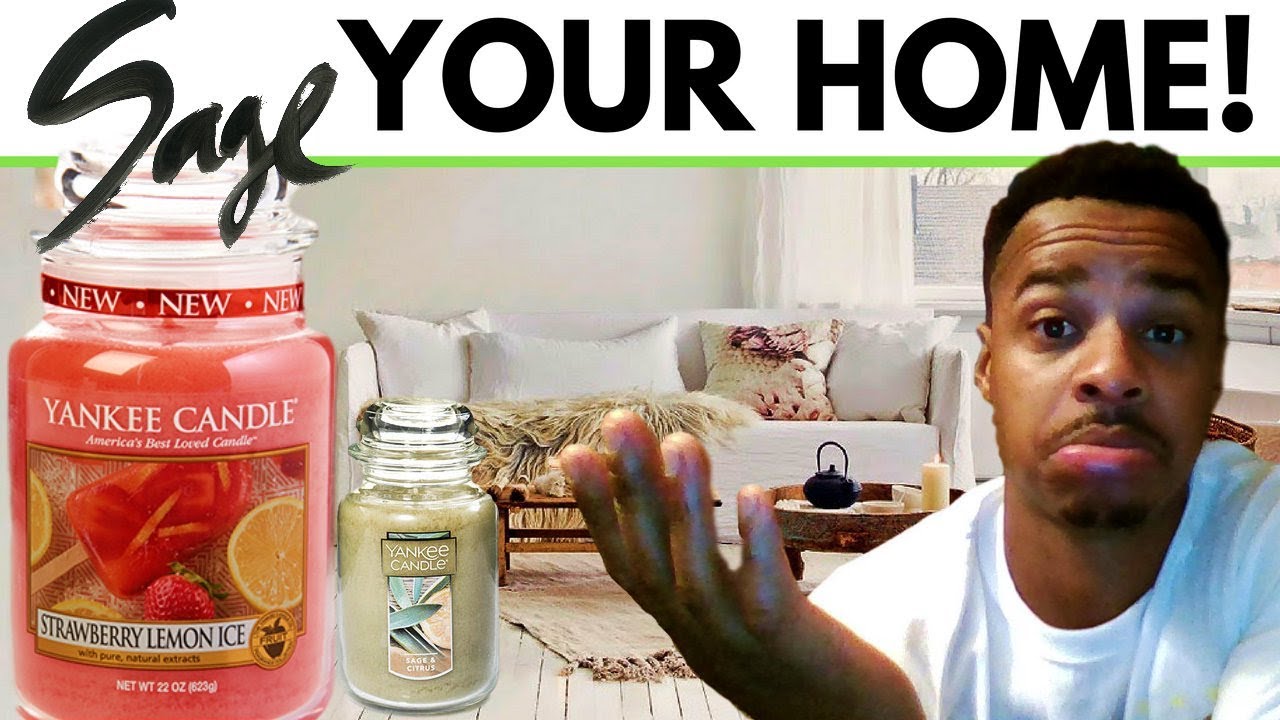 How To Cleanse Negative Energy In Home With Yankee Candle Sage & Purify Your Aura