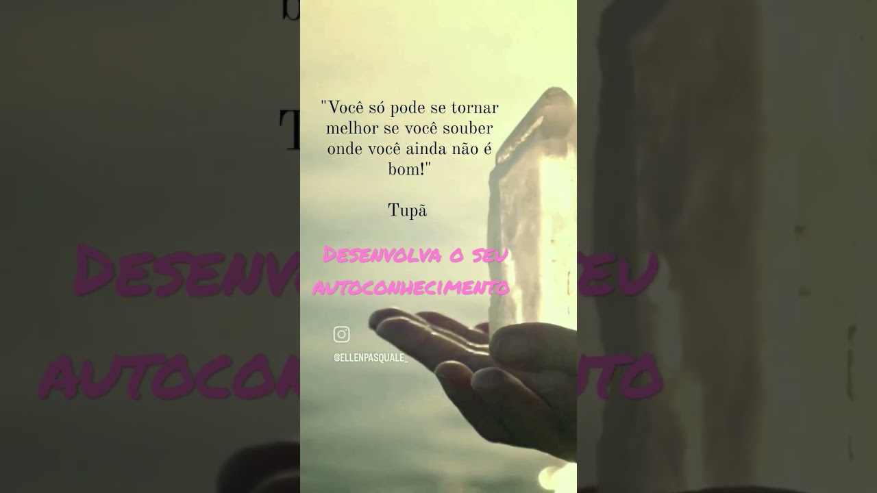 Autoconhecimento transforma! Quer mudar o mundo? Comece por voc&ecirc;! #selfhelp #consciencia