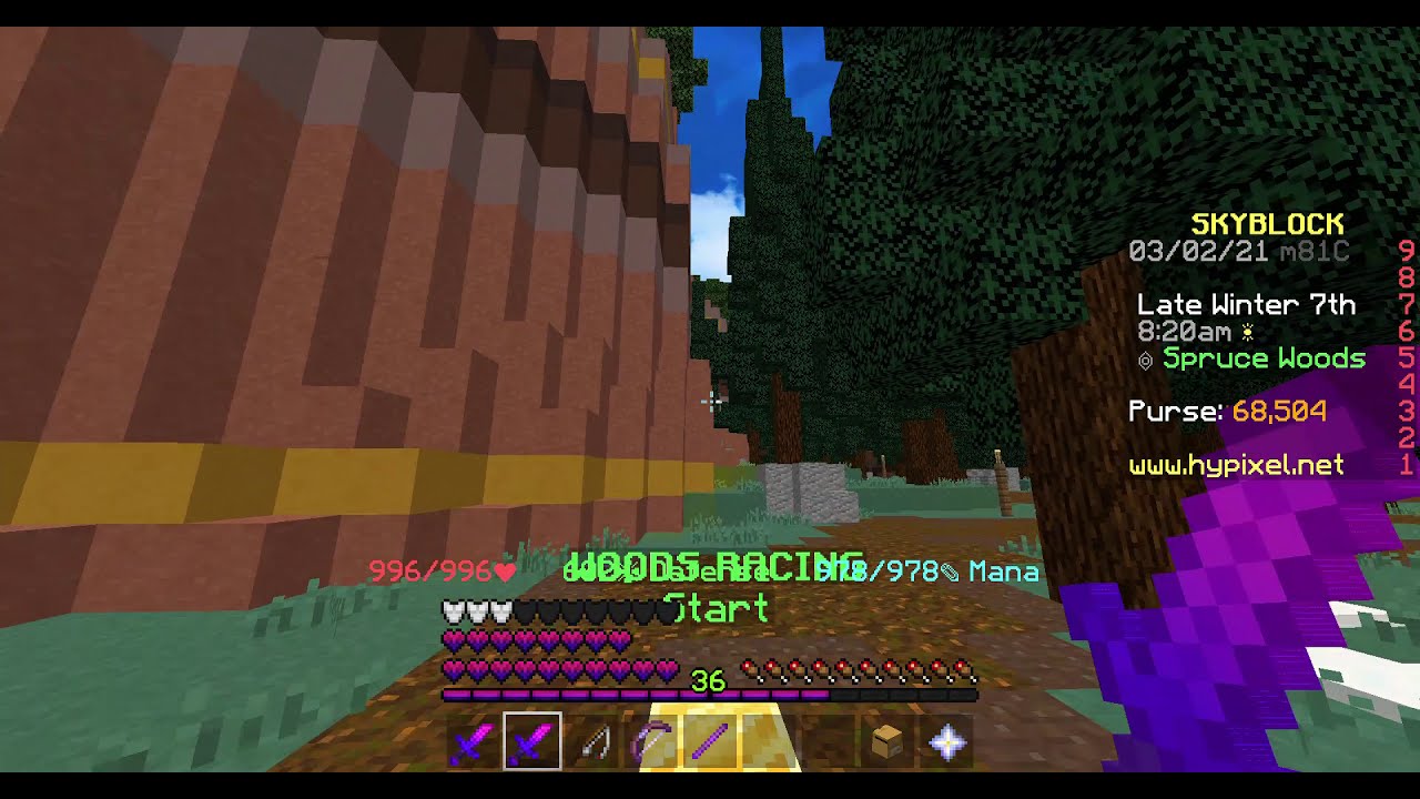 Woods Race in 18 Seconds