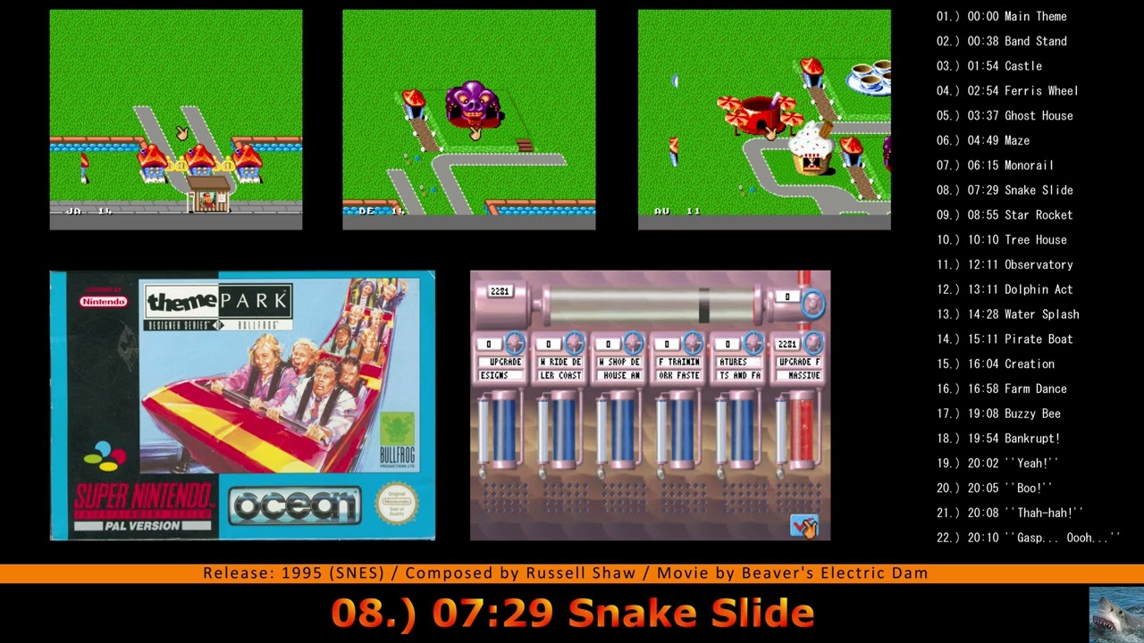 THEME PARK - SNES - OST [Full] OFFICIAL GAME SOUNDTRACK