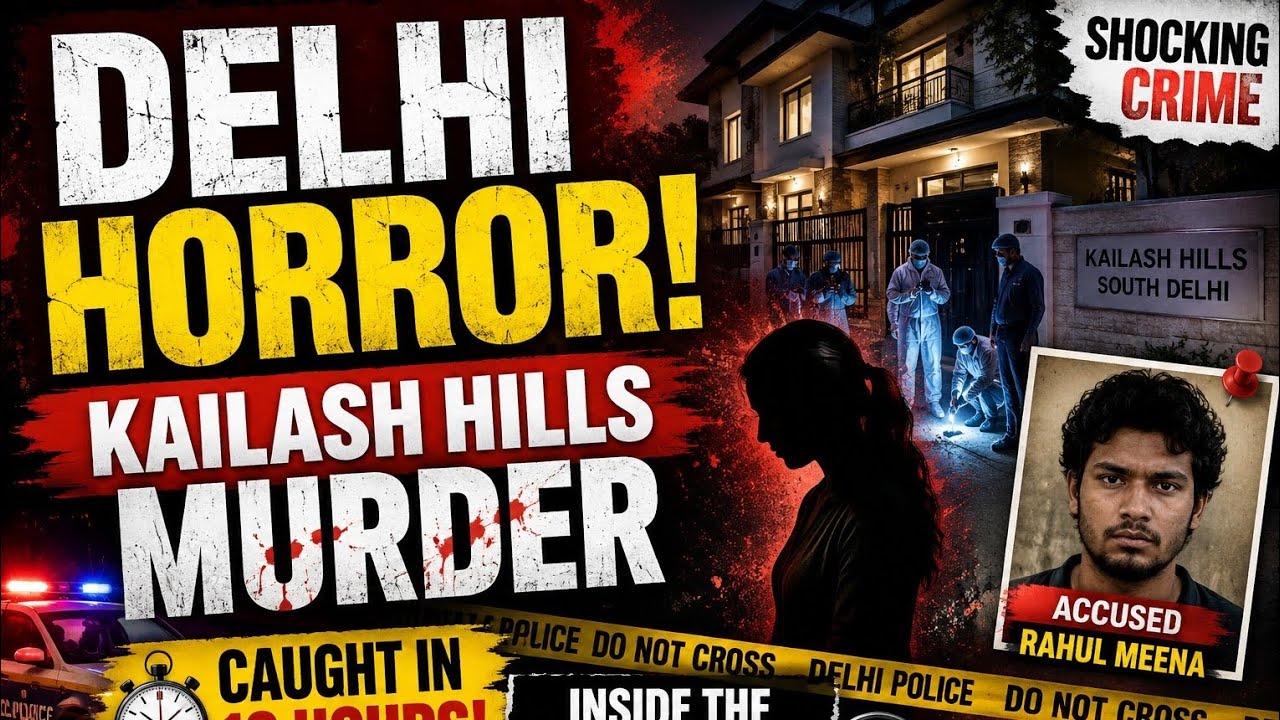 Delhi Kailash Hills Murder Case: UPSC Aspirant Murdered |How the Accused Was Caught in Just 12 Hours