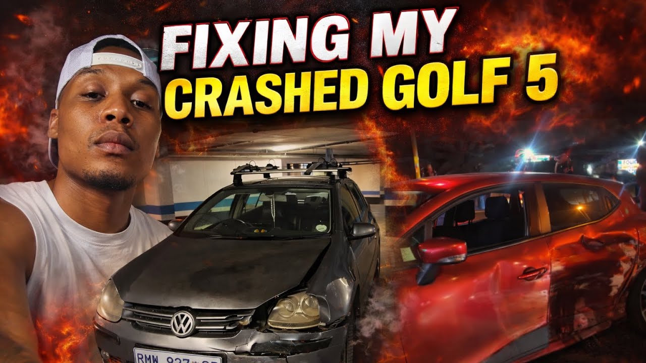 Life hits hard sometimes… but we rebuild. Watch me fix my crashed Golf 5.
