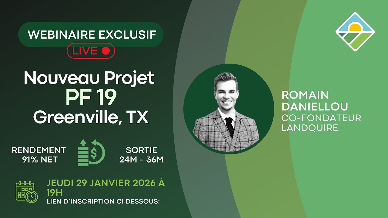 Portfolio 19 — Développement résidentiel à Greenville, Texas (IRR cible 21–34 %) | LandQuire