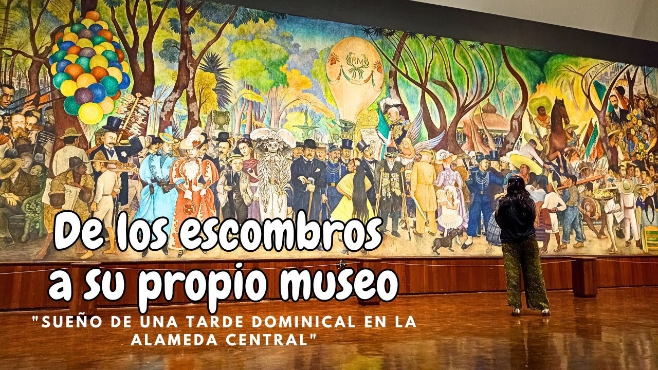 El mural que sobrevivió al terremoto. Museo Mural Diego Rivera