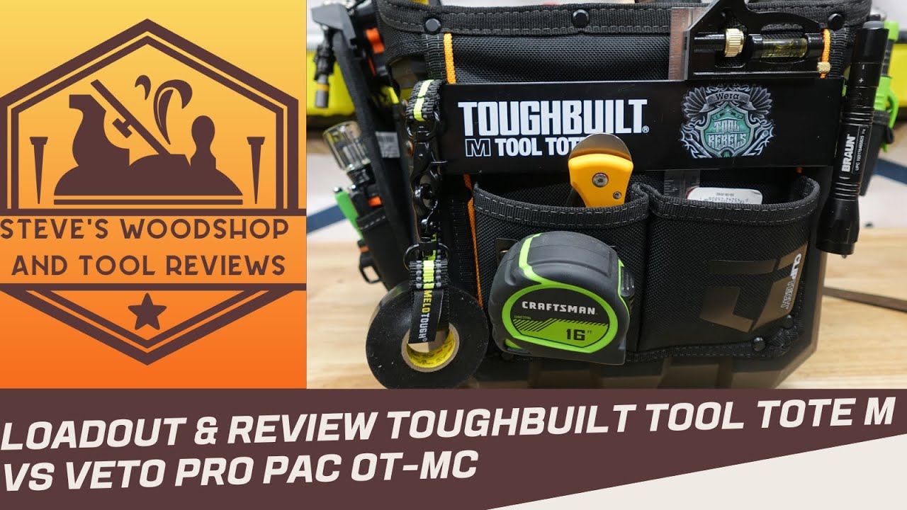 Load out & review Toughbuilt Tool Tote M vs Veto pro pac OT-MC