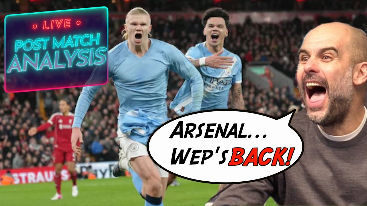 Liverpool vs. Man City LIVE Reaction | Szoboszlai | Pep | Haaland - Football Hangout
